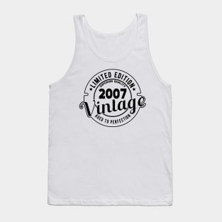 2007 VINTAGE - 14Th BIRTHDAY GIFT Tank Top